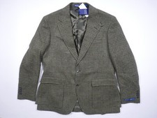 Polo Ralph Lauren Blazer Jacket Coat Herringbone Wool Italy Tweed Tartan NWT