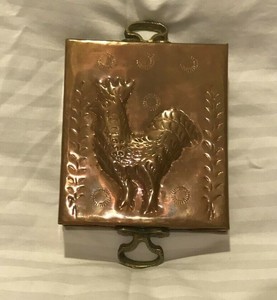 Decorative Copper Pot Kettle Decor Brass Handle Pan Home Rustic