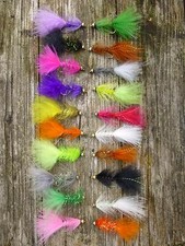 20 St. Goldkopf WOOLY BUGGER Streamer # 6 See-Teich-Bach-Forellen-Angeln-Fischen
