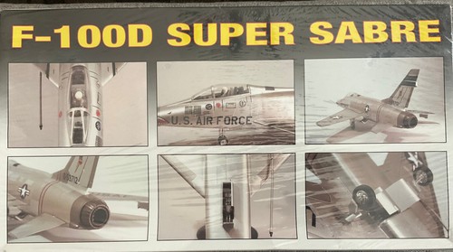 Lindberg Firepower Series F-100D Super Sabre 1:48 Scale Unassembled Model Kit - Picture 2 of 7