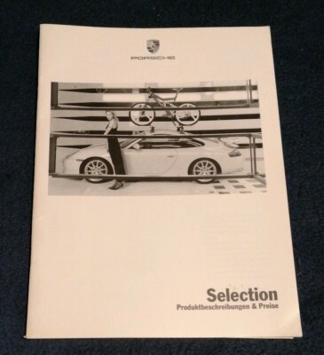 Porsche Selection Product Descriptions & Prices 1999