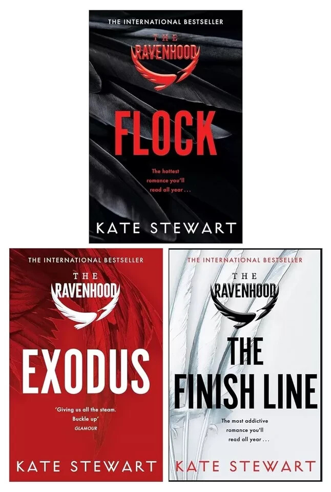 The Ravenhood Series 3 Books Collection Set by Kate Stewart Flock, Exodus