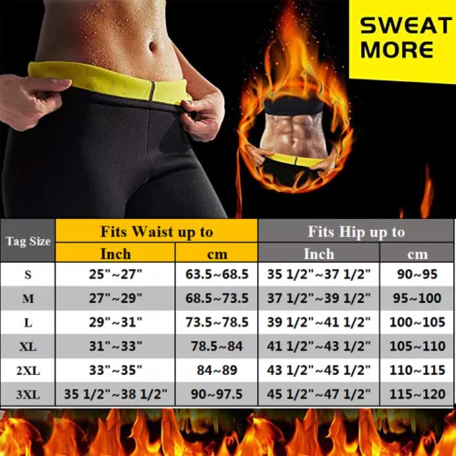 Sauna Leggings für Damen Jogginghose High Waist Kompressionsshorts Abnehmen Hot - Bild 30 von 43