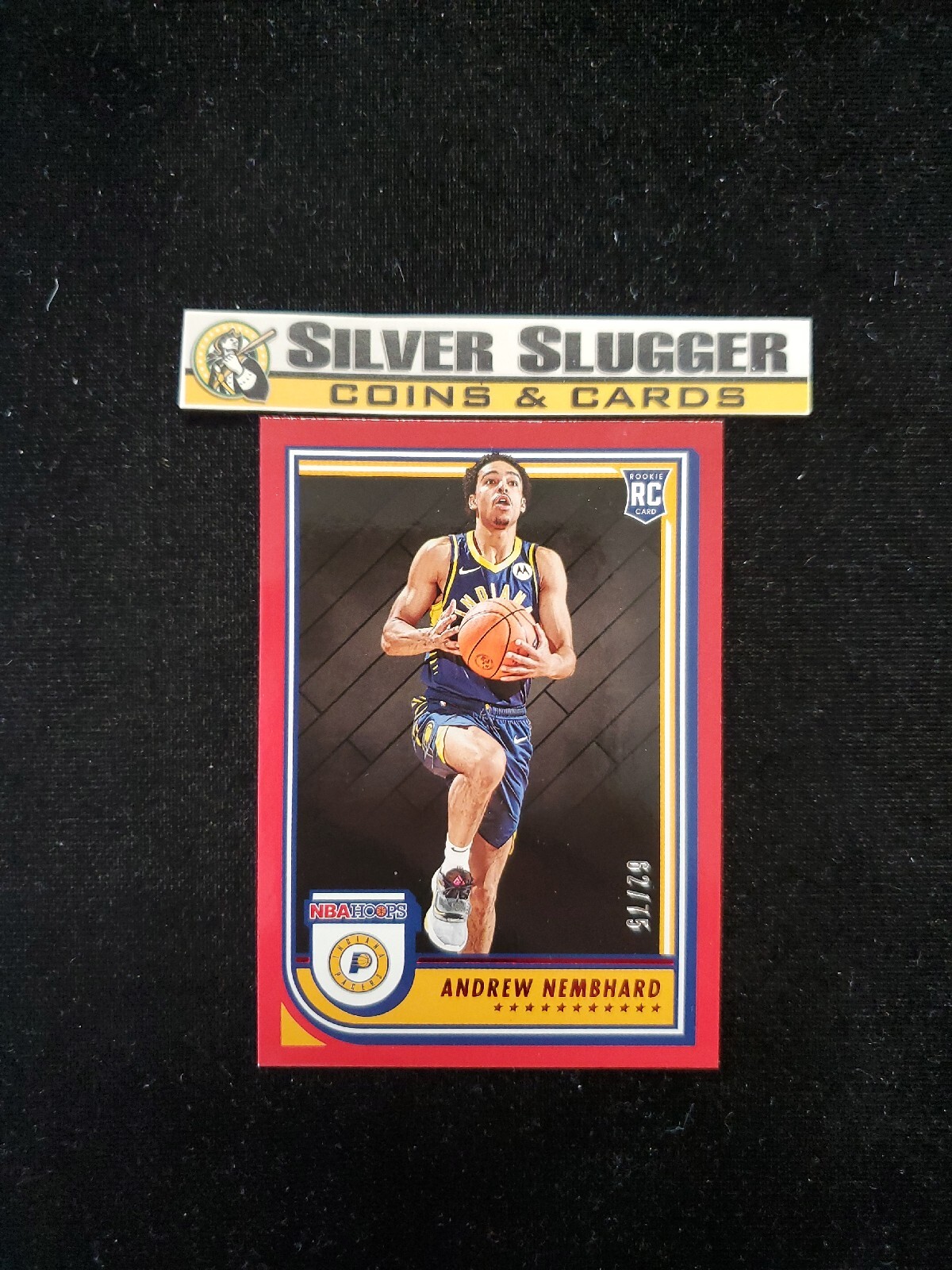 2022-23 Andrew Nembhard Panini NBA Hoops Red /75 #259 RC Rookie Card Pacers