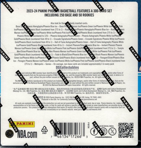 2023-24 PANINI PHOENIX NBA BASKETBALL FACTORY SEALED MEGA BOX NEW FASC IN STOCK! - Picture 2 of 2
