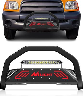 Nilight Bull Bar&License Plate Hole for Toyota Tundra 1999-2006 Sequoia 2001-07