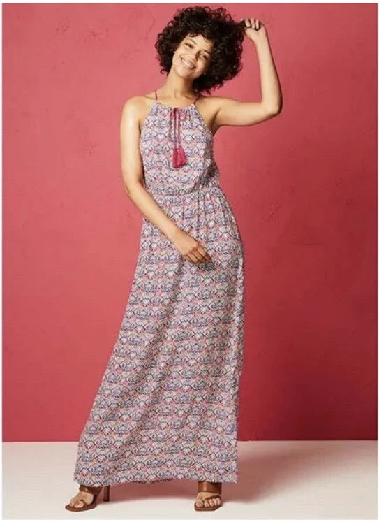 Avon Rio Nights Maxi Dress Uk 12 | eBay