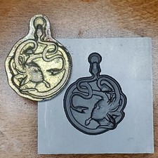 Medusa 3D Graphite Ingot Mold Gold Silver Copper Tin Melting Casting Refining