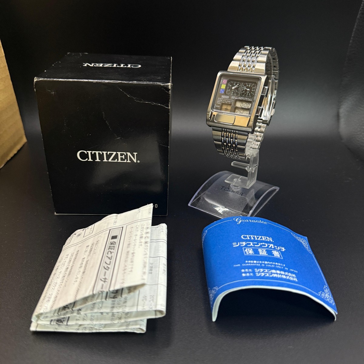 NEAR MINT]Citizen Ana-Digi Temp INDIPENDENT 1481010 limited 8987