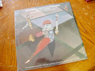 IGOR STRAVINSKY Conducts ''Jeu De Cartes (A Card Game)'' 1973 LP IN SHRINK