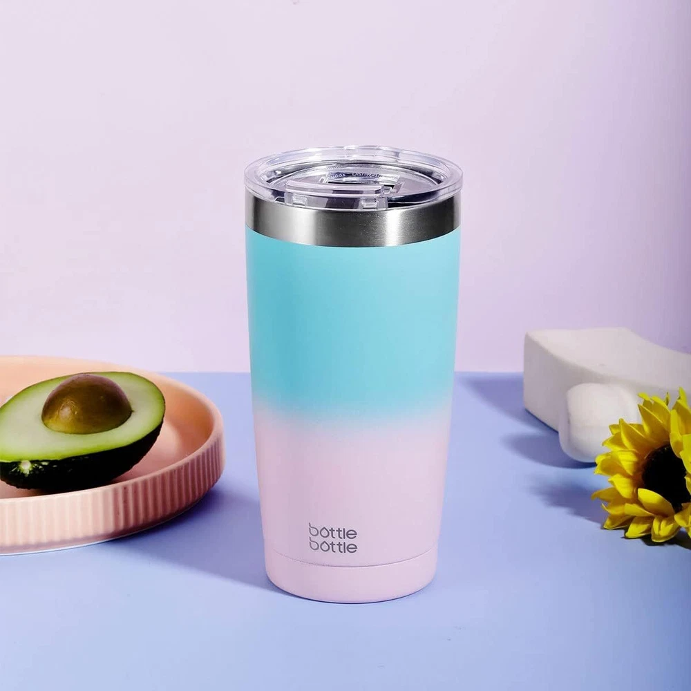 Tumbler 600ml Vacuum Insulated Lid Attached Stainless Steel Thermal Insulation P