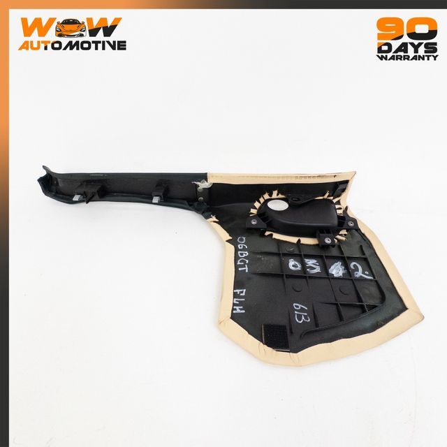 04-10 BENTLEY CONTINENTAL GT FRONT LEFT DRIVER SIDE KICK PANEL TRIM BEIGE OEM