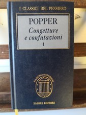 Congetture e confutazioni vol.1 - Karl Popper - Fabbri ed.-1996