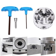 M33 4-Jaw Self-Adjusting Centering Geared Scroll Chuck For Wood Turning Lathe