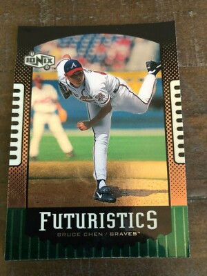 2000 Upper Deck Ionix Futuristics Baseball #87 Bruce Chen Braves Mint (B6)