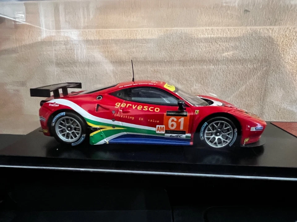 FJM1443004 FUJIMI Ferrari 458 Italia GT2 #61 3rd 24 Heures du Mans 2013 1/43 - Photo 3/4