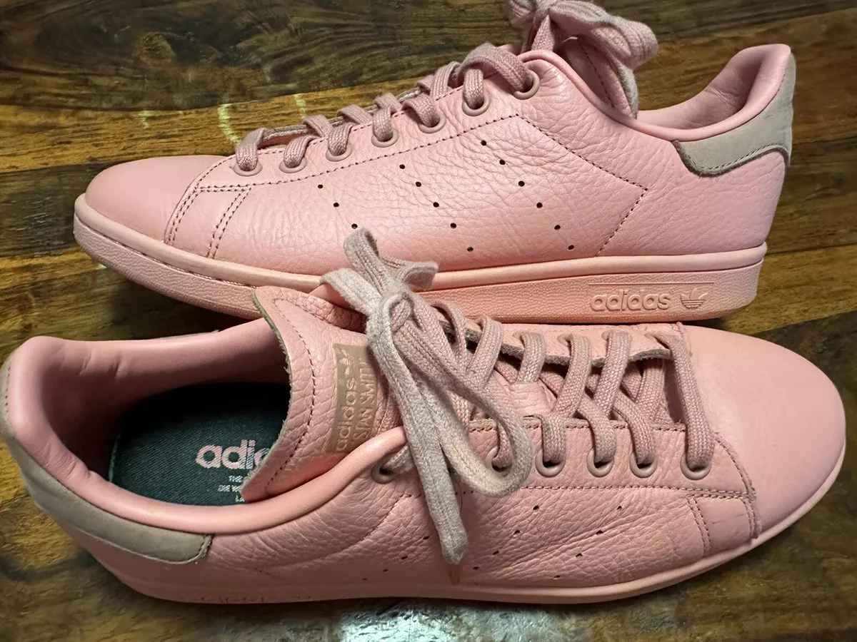 Womens Adidas Stan Smith Womans Tennis Shoes Sz 9 Rose Raw Pink eBay