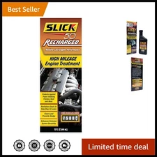 Recharged Engine Treatment for High Mileage Cars – 15oz of Performance Boost