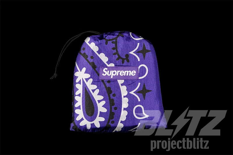 SUPREME ENO ISLANDER NYLON BLANKET PURPLE SS22