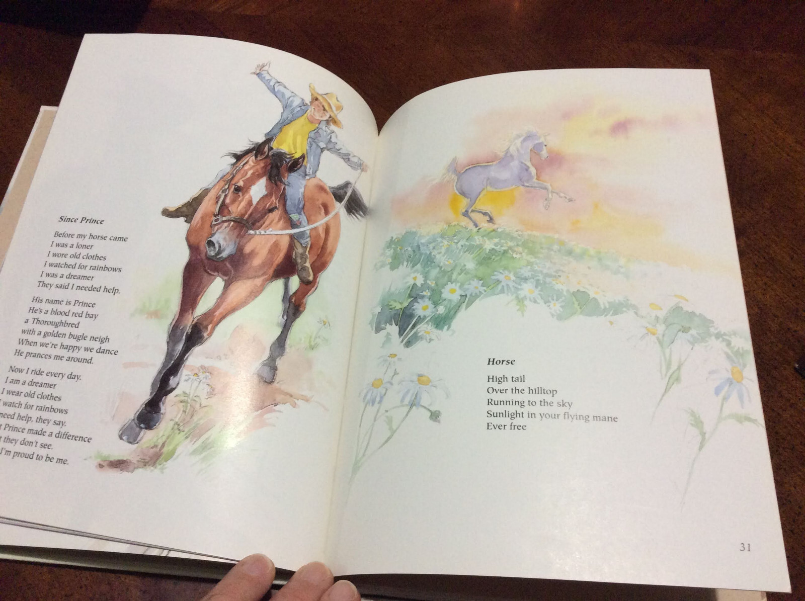 Music of Their Hooves Poems About Horses by Nancy Springer 1994 HC/DJ