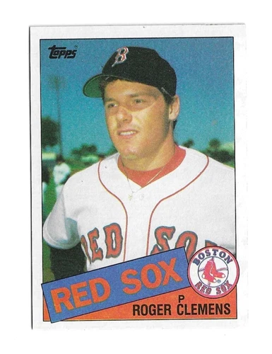 1985 Topps Baseball Roger Clemens Rookie