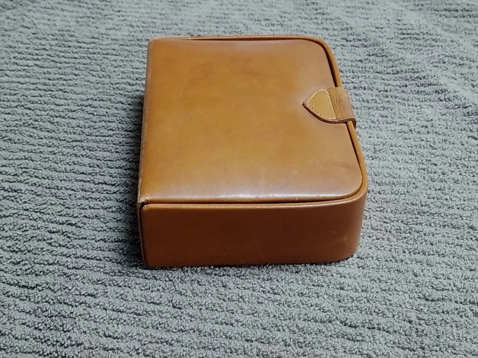 Sheldon California Saddle Leather,  Brown Travel Case Dresser Valet King Of Cool - Image 2 of 4