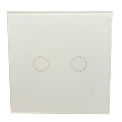 WiFi Doppel Lichtschalter Alexa Google Touchschalter Wandschalter Doppelschalter