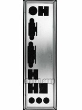 OEM I/O Shield For backplate GIGABYTE GA-A75M-S2V Motherboard Backplate IO