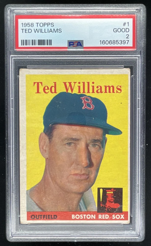 1958 Topps #1 Ted Williams PSA 2