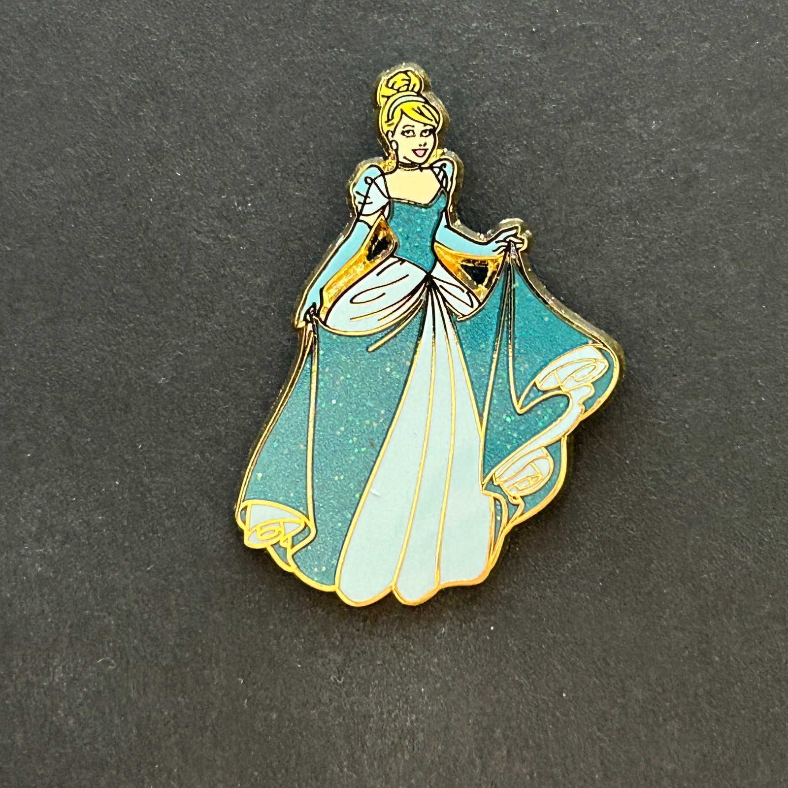 Princess Cinderella Glitter Dress Disney Pin 93362
