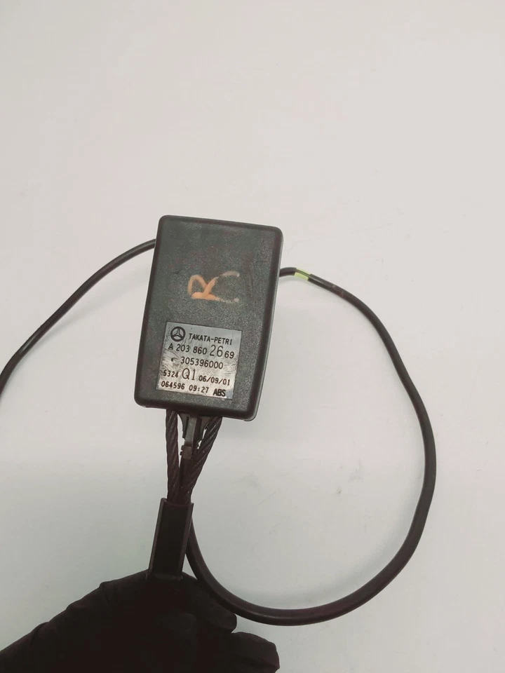 Mercedes Benz CLK350 2007 hebilla de cinturón de seguridad delantero derecho OEM A2038602669 Foto 4 de 4