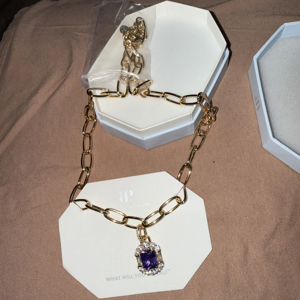 Collar Bomb Party OG NK59516 "Golden Hour Bliss" Topacio Púrpura Foto 4 de 4