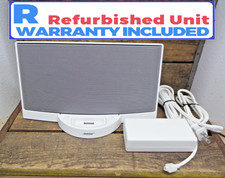 Bose SoundDock 1 Digital Music System in White Power Supply for Apple iPod NICE