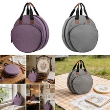 Embroidery Project Bag Embroidery Storage Tote for Patterns Floss Threads