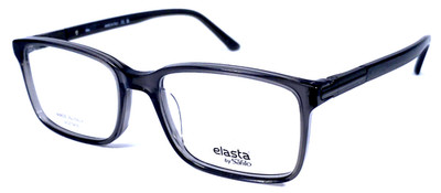 SAFILO ELASTA E1647 CBL NOS Italy Gray Crystal Eyeglasses Frame 54-18-150