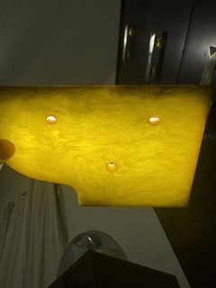 Vintage Rare Color Marbled Green Bakelite Slab