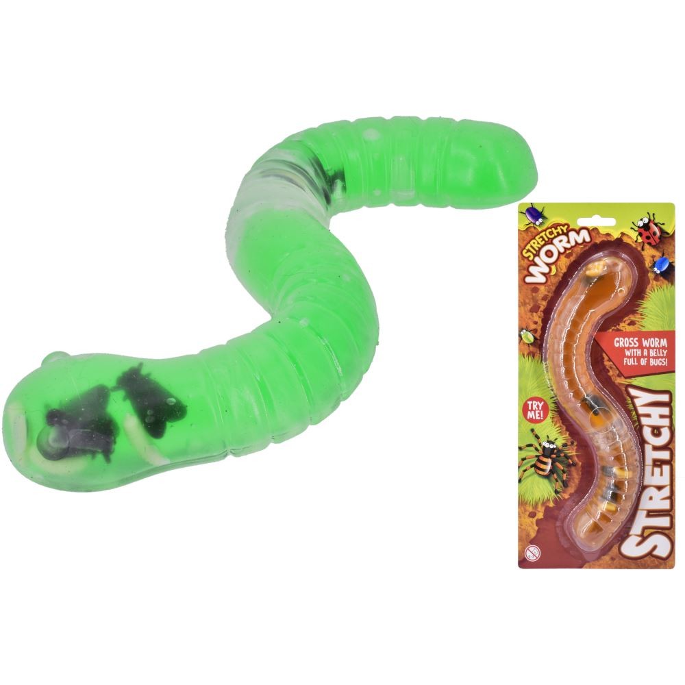 KandyToys Stretchy Bug Eating Worm