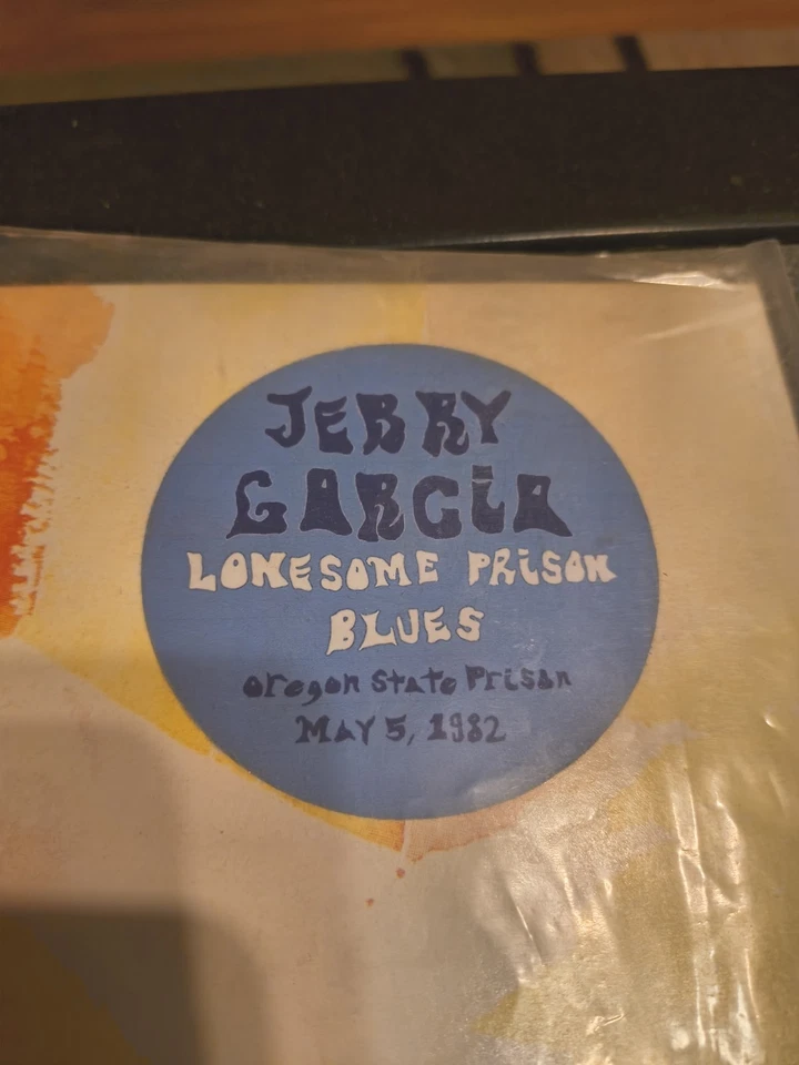 RARE Jerry Garcia "Lonesome Prison Blues" Italian Import LP Vinyl Record!😯🔥🎸 - Image 3 of 4
