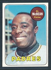 1969 Topps #14 AL MCBEAN San Diego Padres ~ NM
