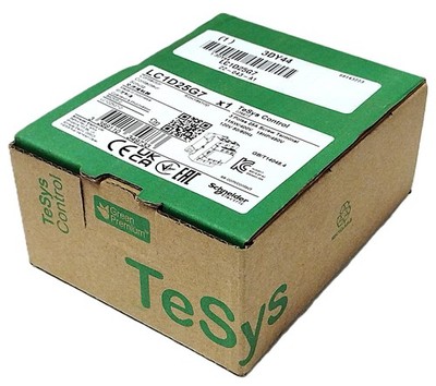 Schneider Electric LC1D25G7 600 VAC 25 A Non-Reversing Contactor w/ 120 VAC Coil