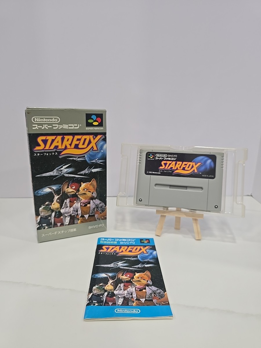 STARFOX Super Famicom SFC Japan Import SNES Complete Boxed W