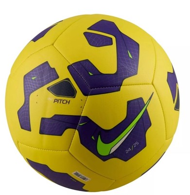 Nike Pitch Soccer Ball Yellow Purple Green Flight Power FZ2636-710 Full Size 5