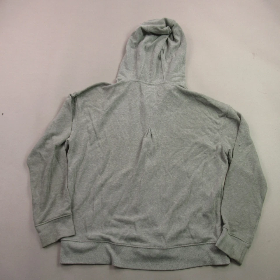 Chaqueta Prana Mujer Grande Cremallera Completa Manga Larga Exterior Ligera Gris Con Capucha Foto 4 de 4