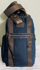 Good Condition TUMI 22317BTH ALPHA BRAVO Sling Navy