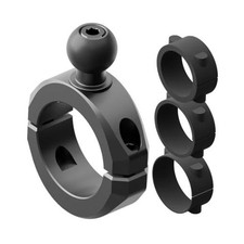 BC3 Universal Clamp Fits Bars | Bushings Included | 1-1/4" to 1-1/2" Black