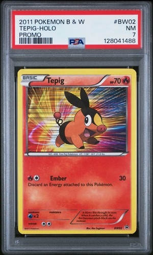Tepig graded PSA 7 for sale on eBay