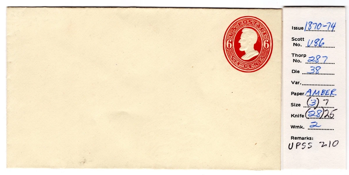1871-1880 Year of Issue US Back of Book Postal Cards & Stationery