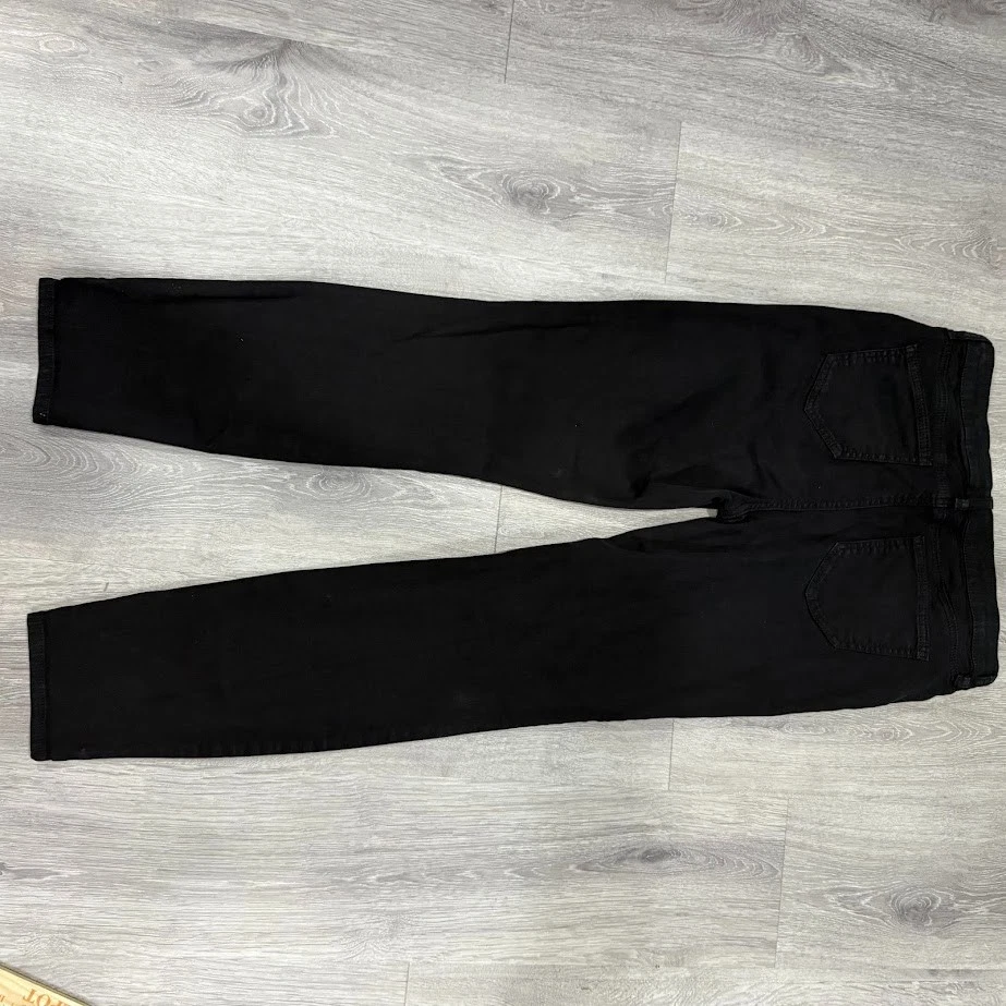 Pantalones de mezclilla ajustados negros Buffalo David Bitton para mujer talla 10 tiro alto lavado oscuro Foto 2 de 4