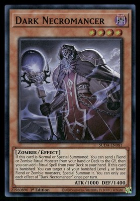 Dark Necromancer Super Rare Supreme Darkness SUDA-EN081 NM