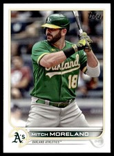2022 Topps Mitch Moreland Oakland Athletics #42